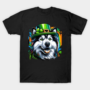 Yakutian Laika Celebrates St Patrick's Day with Style T-Shirt